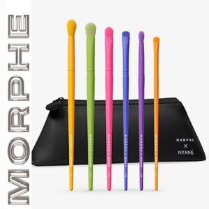 Morphe X Nyane Fierce Fairytale 6-Piece Eye Brush Set & Bag